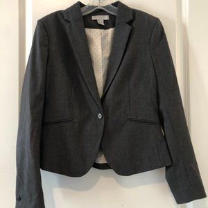 H&M Gray Suit Jacket, Blazer, Suit Separates, See Matching Skirt